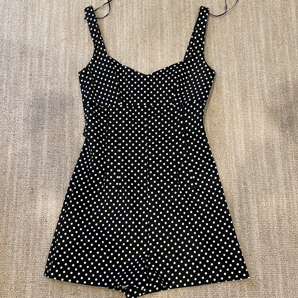 Zara Black and White Romper Size XS